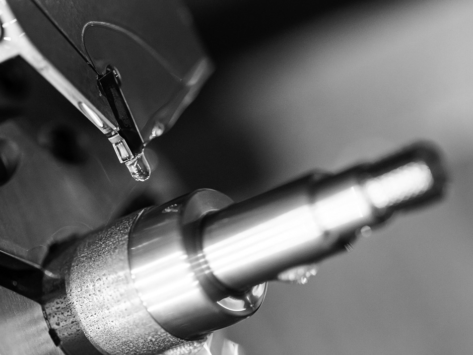 décolletage d'une pièce pour l'aéronautique