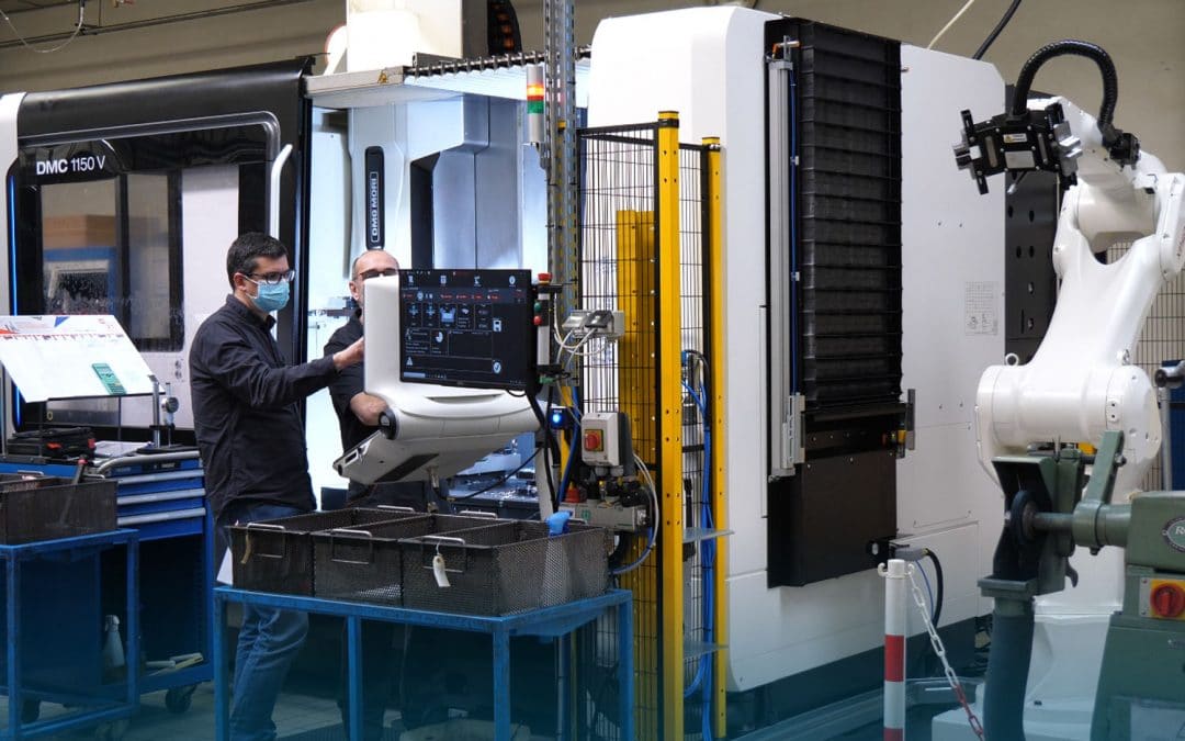 FIDEMECA s’équipe d’un nouveau centre d’usinage DMC 1150 V robotisé