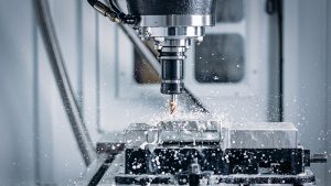 Photo d'usinage de l'acier chez FIDEMECA